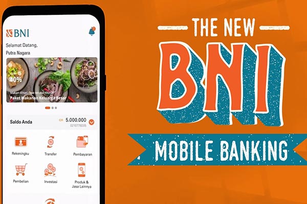 Pembayaran via Mobile Banking BNI