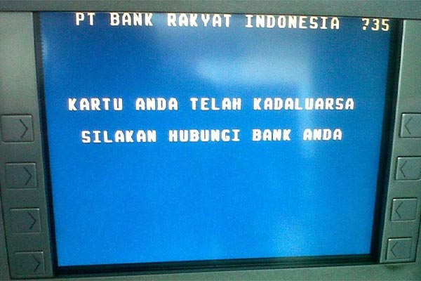 Akibat Dari Kartu ATM yang Berstatus Disable