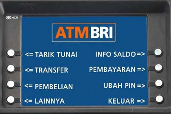 Transfer Lewat ATM BRI