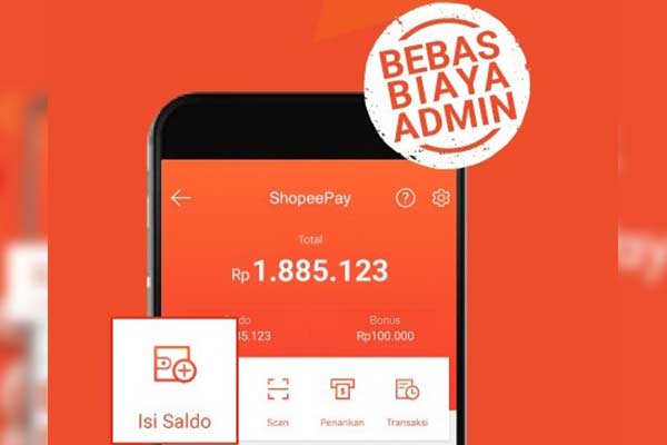 Biaya Admin Isi Saldo ShopeePay Lewat BSI Mobile