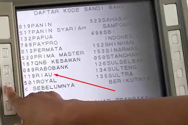 Kode Bank Riau Kepri Syariah