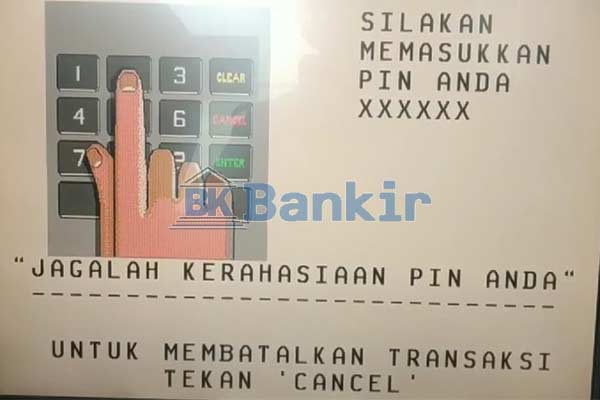 Masukkan PIN ATM 3