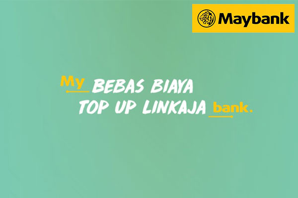 Biaya Admin Top Up LinkAja via Rekening MayBank