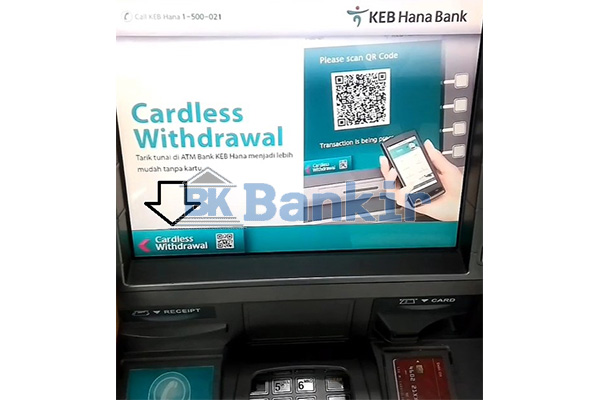 Kunjungi ATM Hana Bank