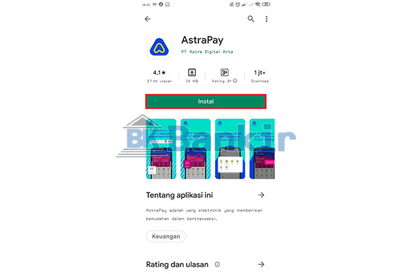 Install Aplikasi AstraPay