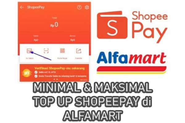 Minimal Isi Saldo ShopeePay di Alfamart